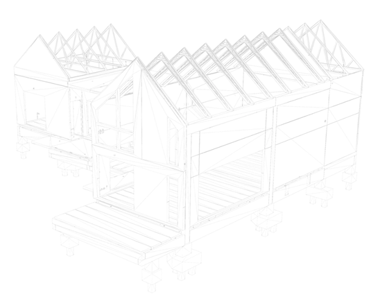 Decorative framing construction background