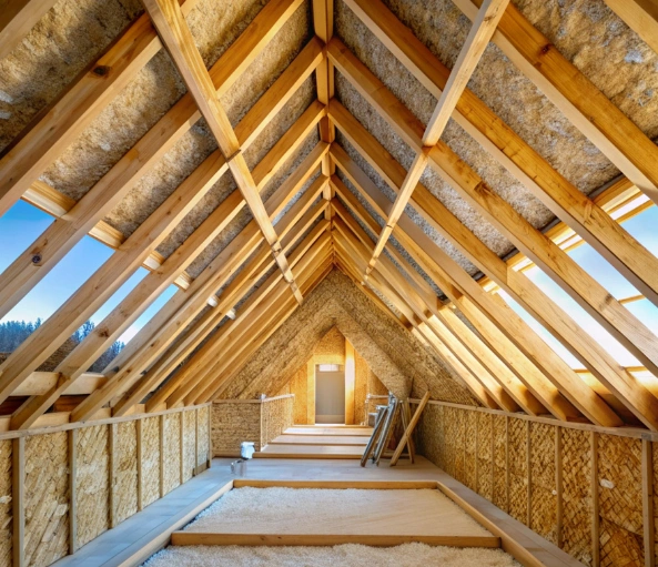 Wood framing project in Los Angeles