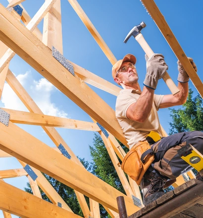 Professional wood framing project in Los Angeles