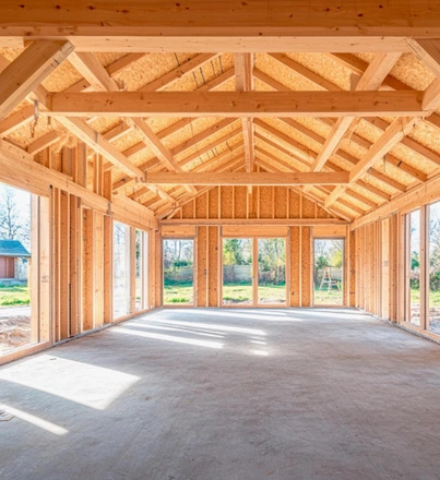 Commercial wood framing