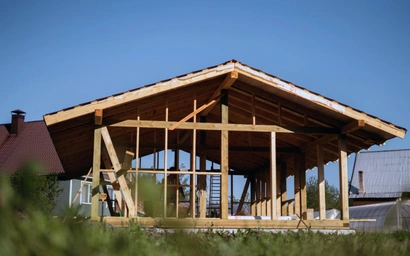 Garage framing project in Los Angeles